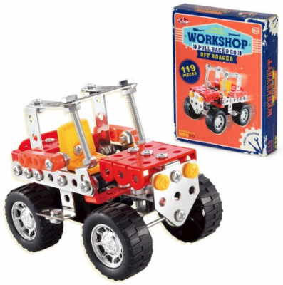 WORKSHOP PULL BACK AND GO OFF ROADER (£5.99)